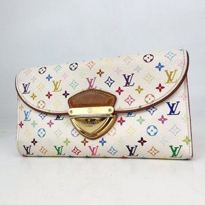 Authentic LOUIS VUITTON M93736 Monogram Multicolor Portefeiulle Eugenie purse